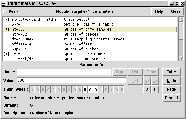 [Parameter List Image]